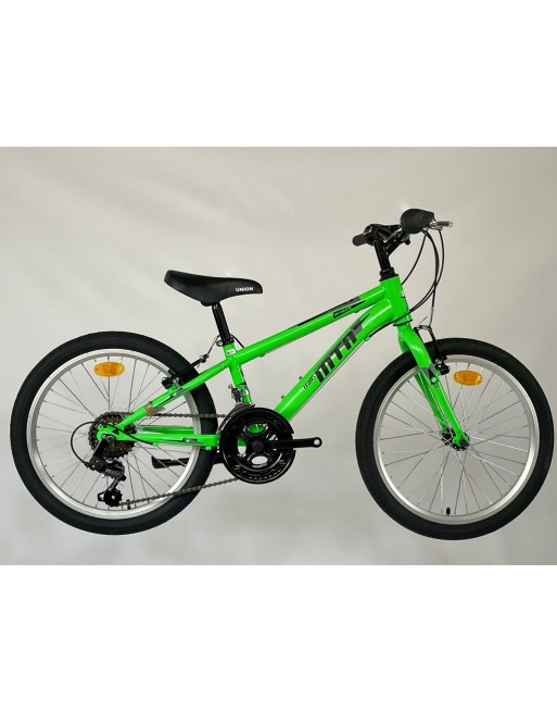 TransMontana MTB 20" fiú 12 seb. acél neon zöld (11")