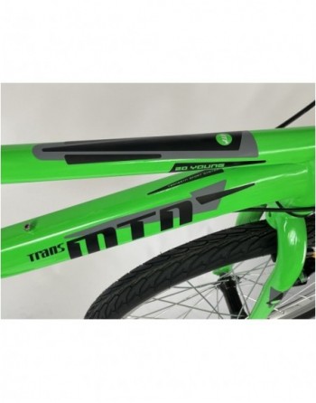 TransMontana MTB 20" fiú 12 seb. acél neon zöld (11")
