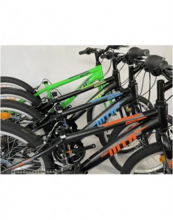 TransMontana MTB 20" fiú 12 seb. acél neon zöld (11")