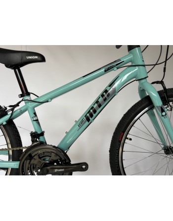 TransMontana MTB 24 Junior Acél celeste/fekete