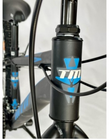 TransMontana MTB 24 Junior Acél fekete/kék