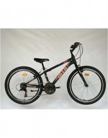 TransMontana MTB 24 Junior Acél fekete/narancs