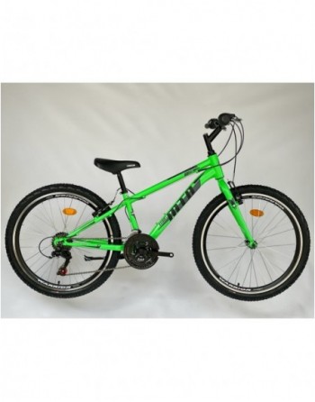 TransMontana MTB 24 Junior Acél neon zöld