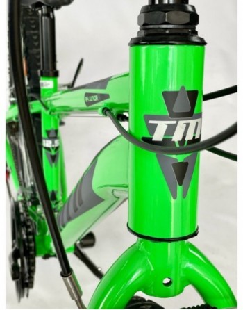 TransMontana MTB 24 Junior Acél neon zöld