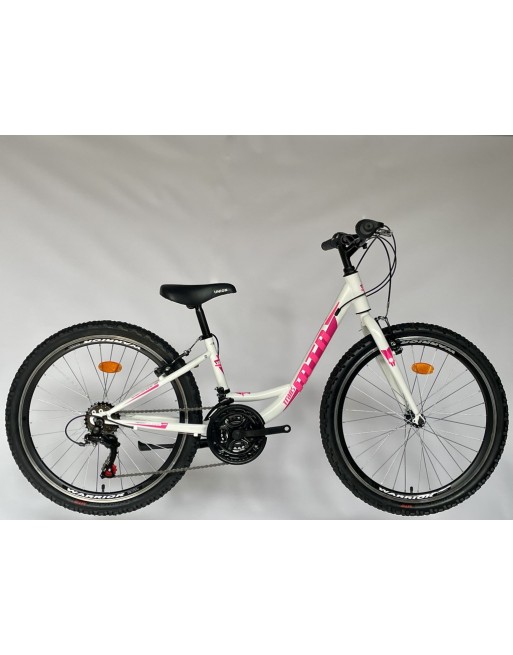 TransMontana MTB 24 Junior Leány Acél fehér/pink