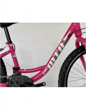 TransMontana MTB 24 Junior Leány Acél pink/fehér