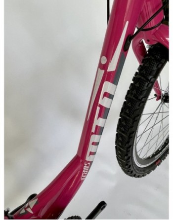 TransMontana MTB 24 Junior Leány Acél pink/fehér