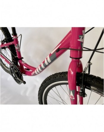 TransMontana MTB 24 Junior Leány Acél pink/fehér