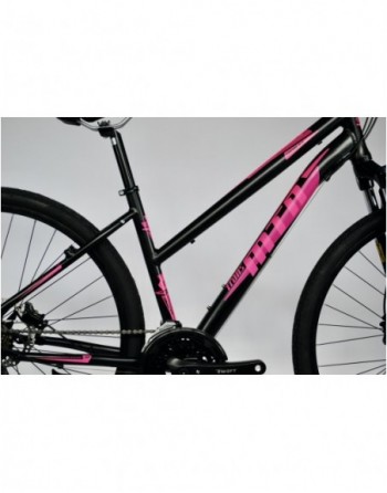 TransMontana Cross Trekking 2.0 NŐI HIDRAULIKUS TÁRCSAFÉK Alu 21seb fekete/pink