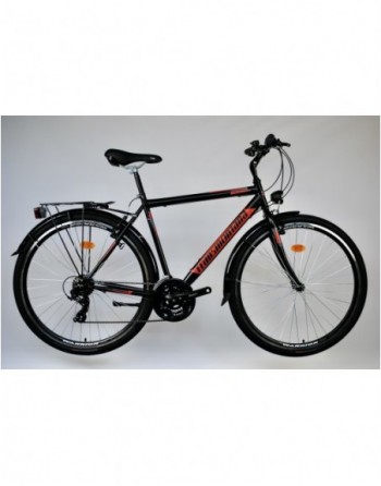 TransMontana trekking 1.0 acél fekete/piros
