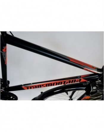 TransMontana trekking 1.0 acél fekete/piros